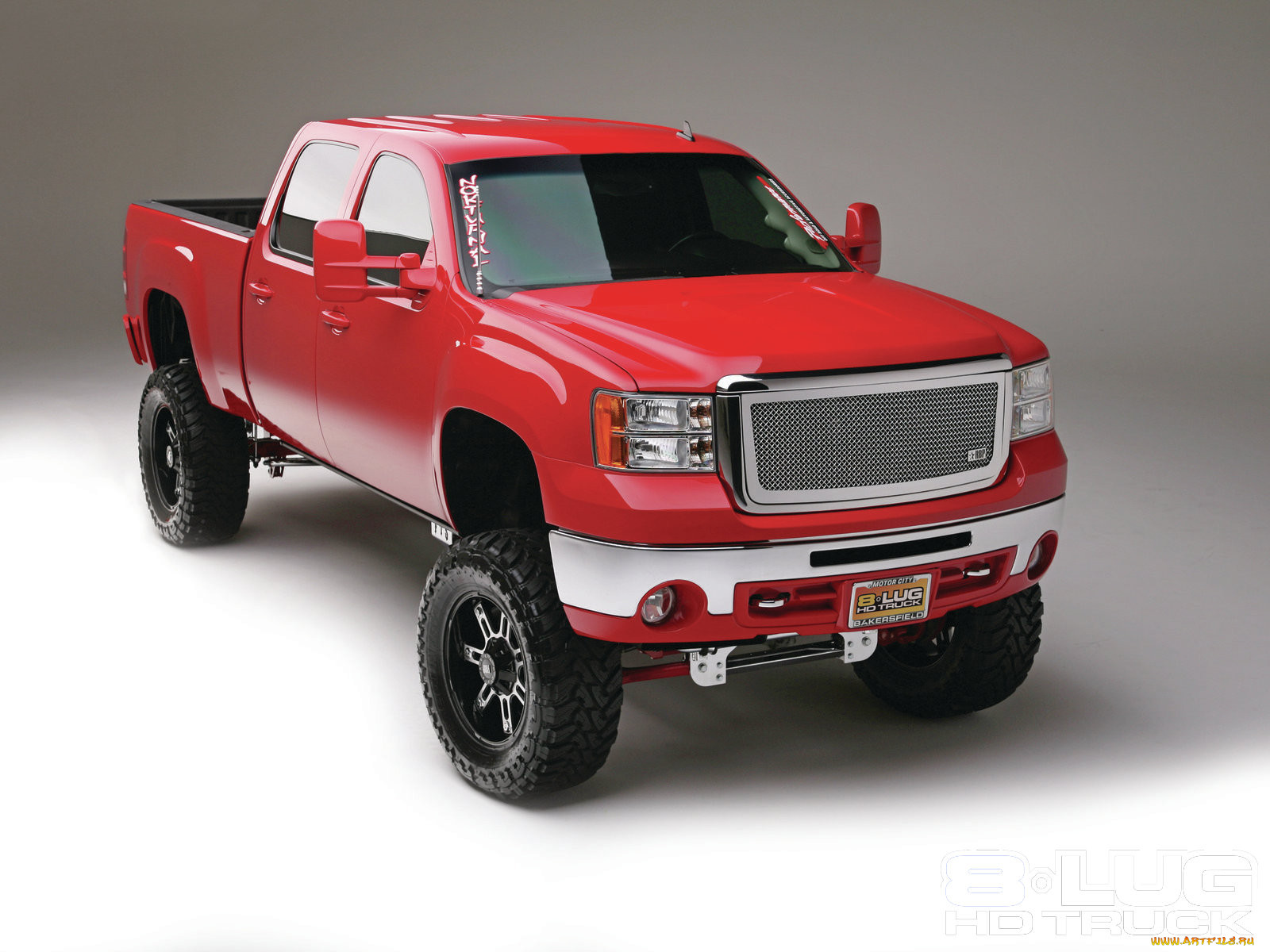 , custom, pick, up, gmc